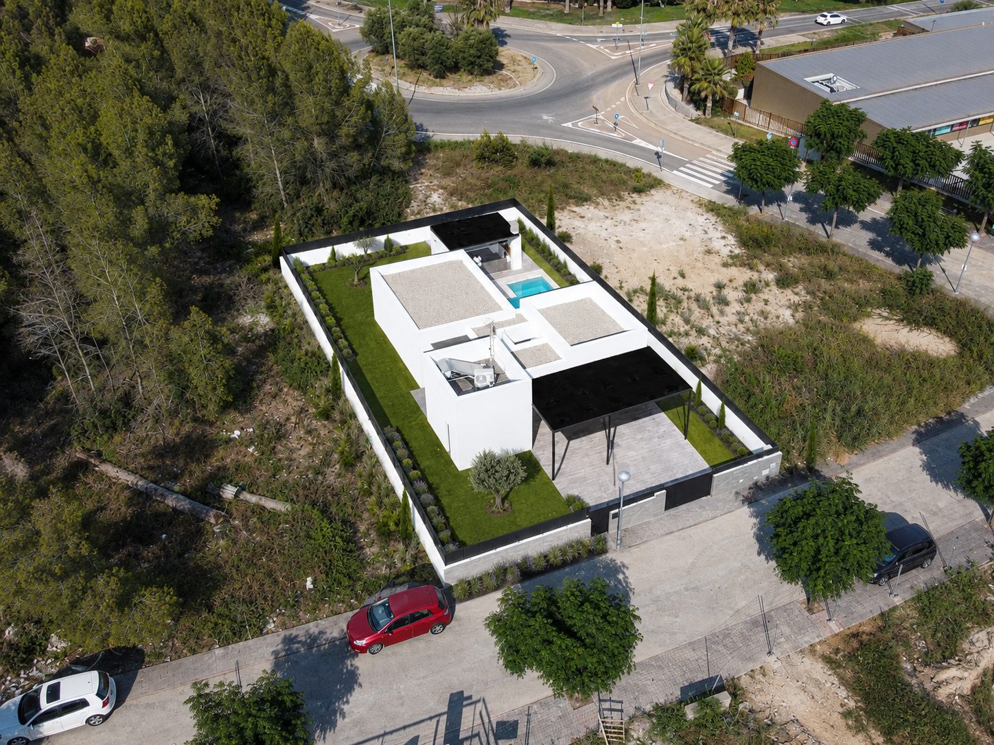 Casa Golf — Vista aérea piscina