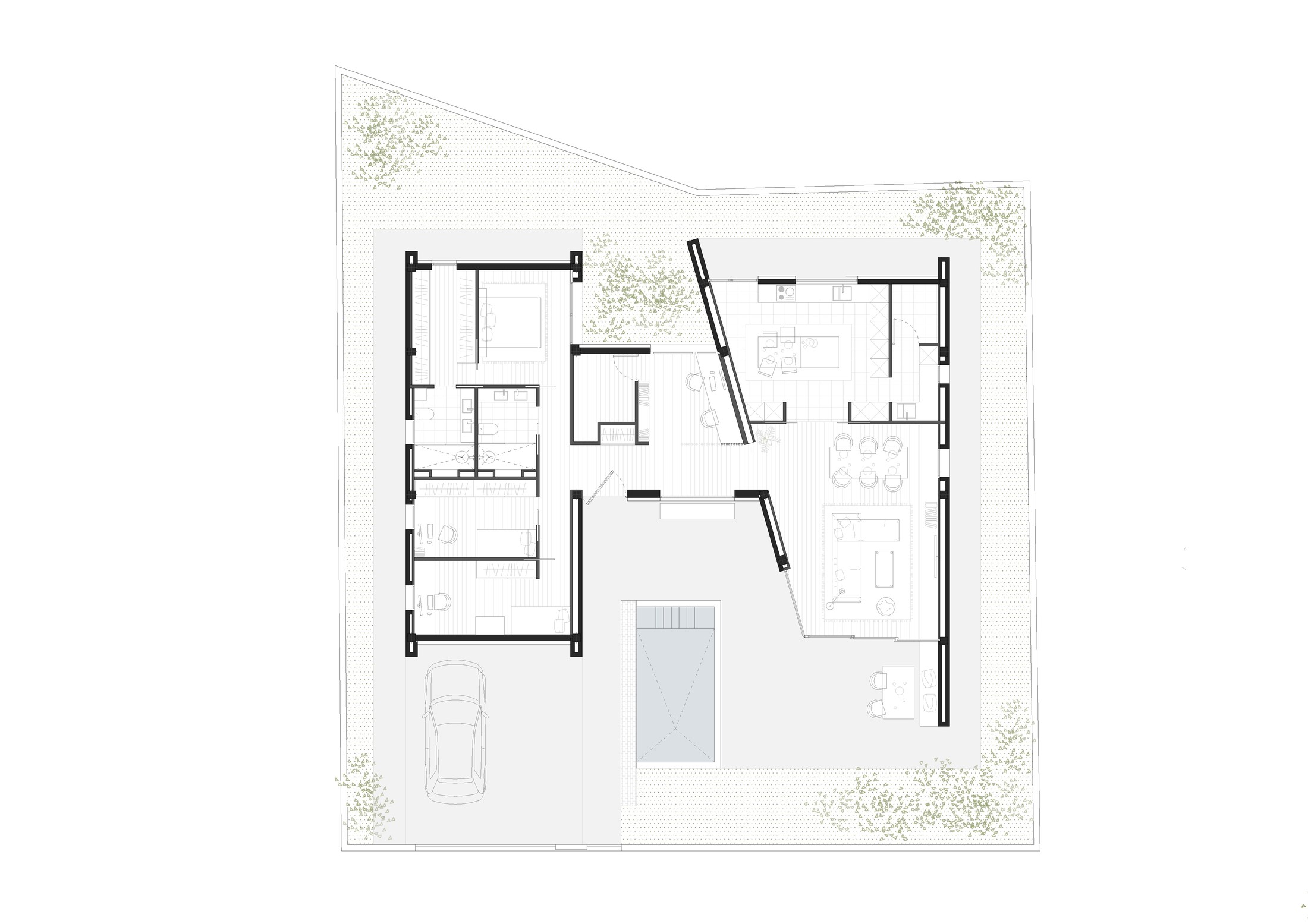 Casa H — Planta vivienda