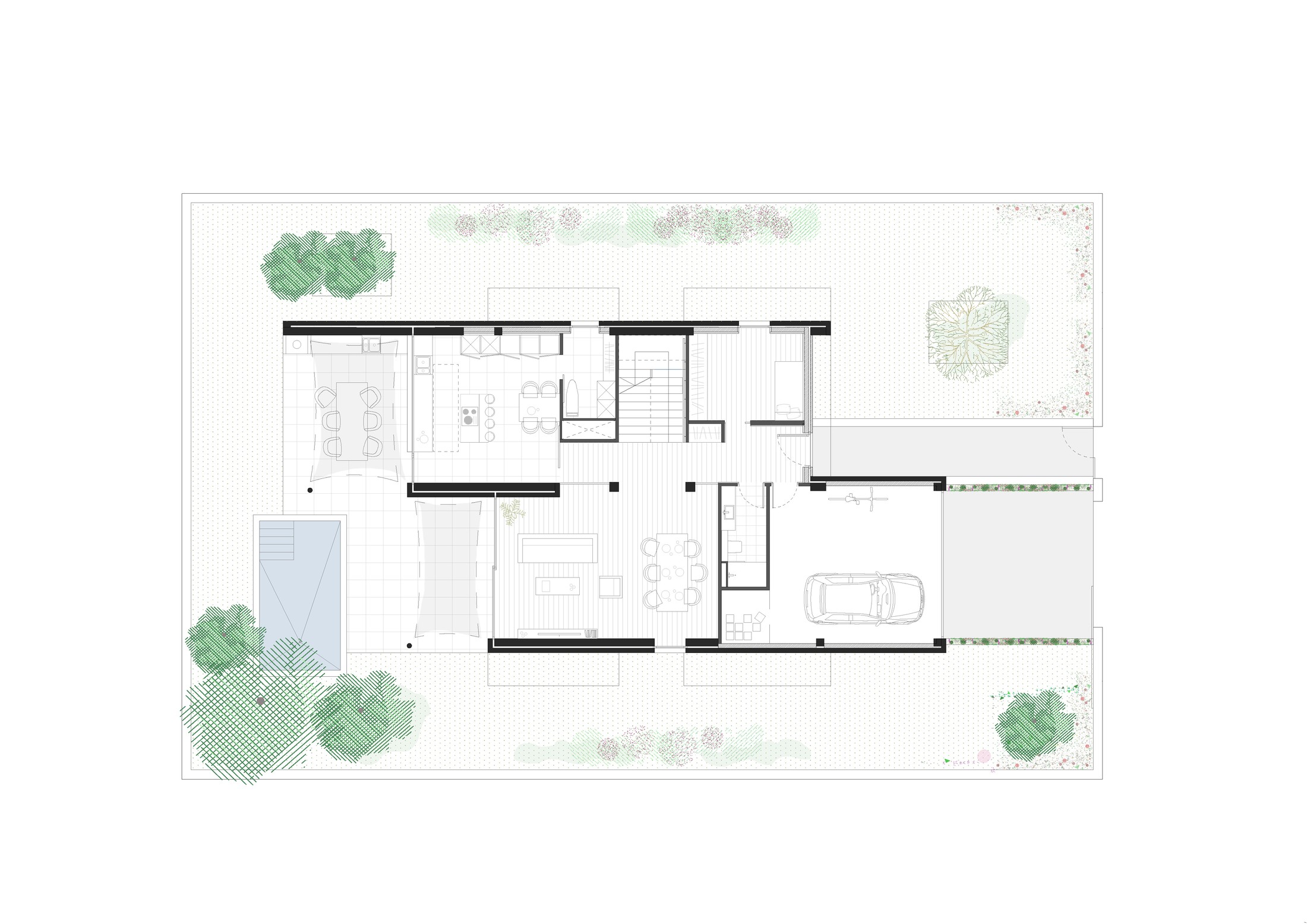 Casa # — Planta emplazamiento