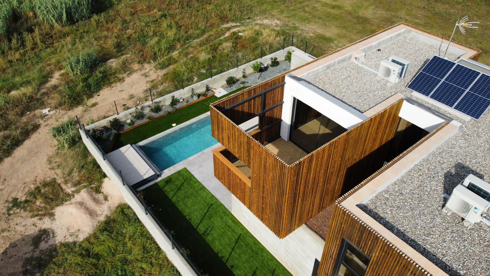 Casa # — Vista aérea piscina