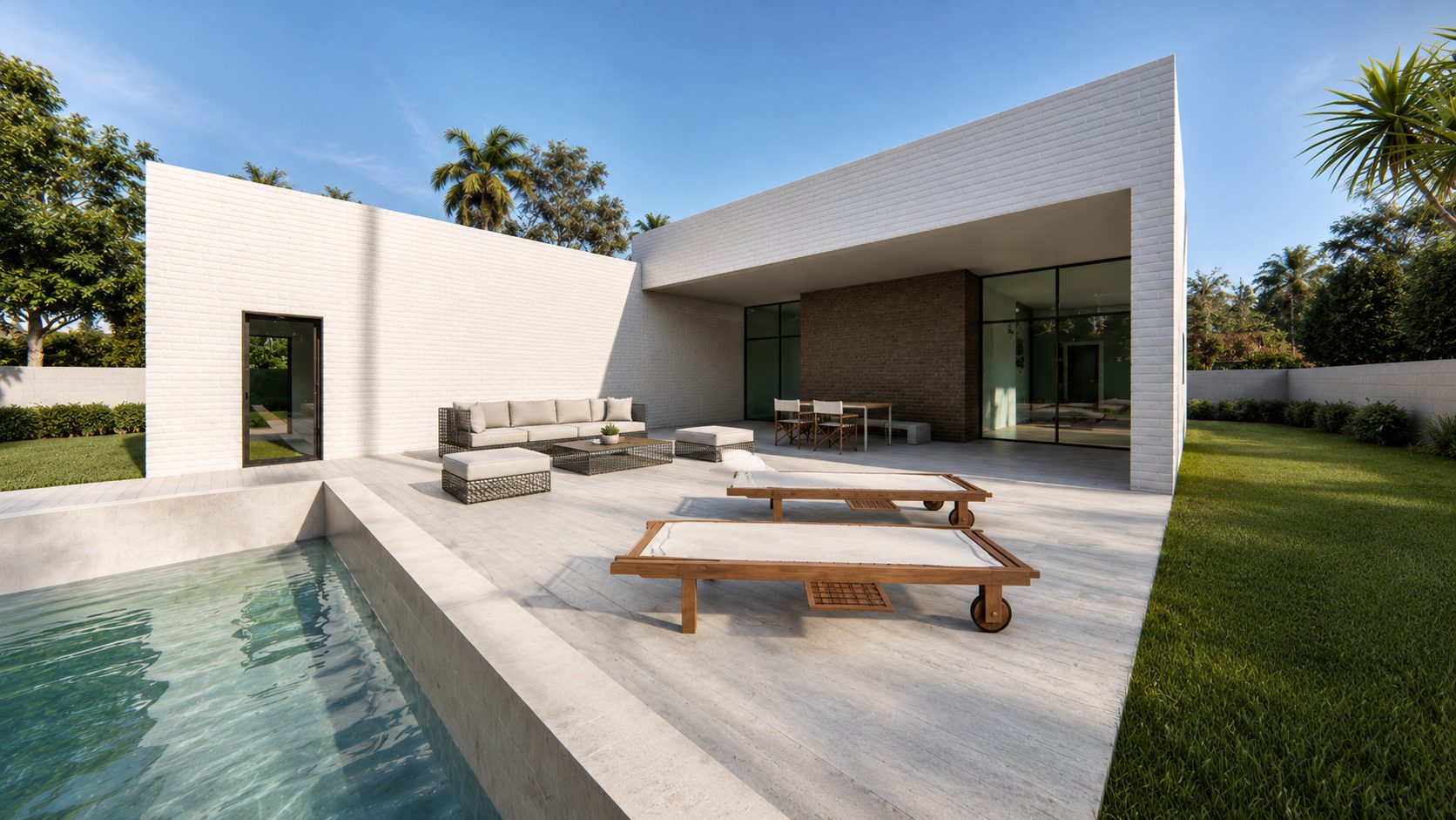 Casa LO — Piscina zona estar