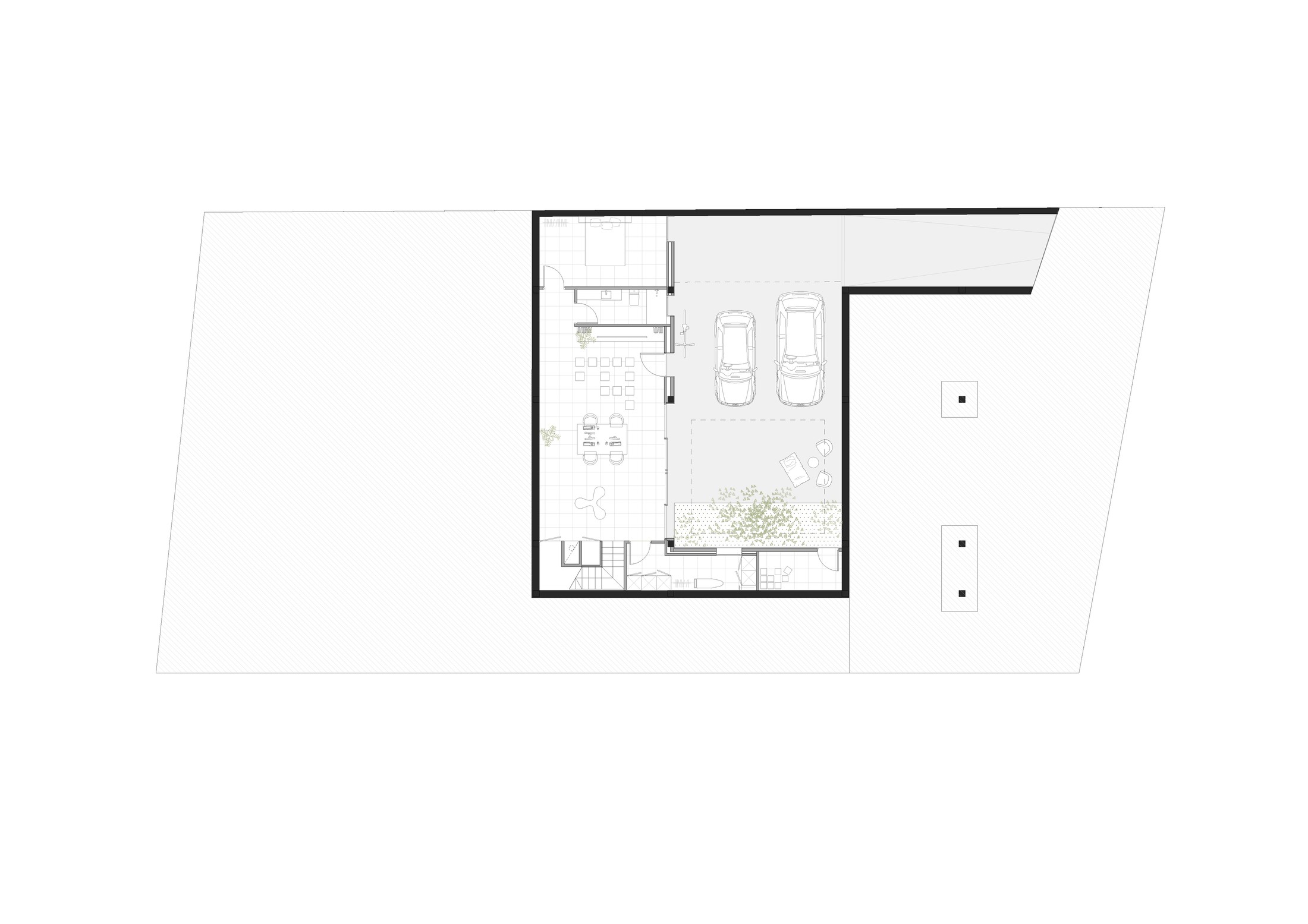 Casa O — Planta vivienda