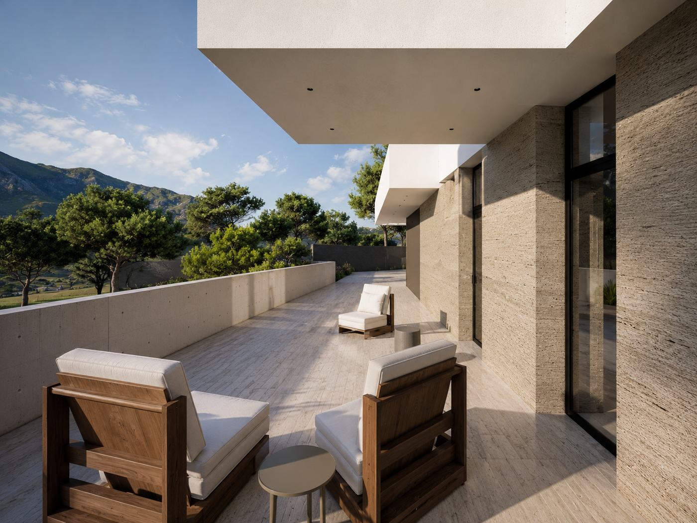 Casa TE — Terraza estar vistas