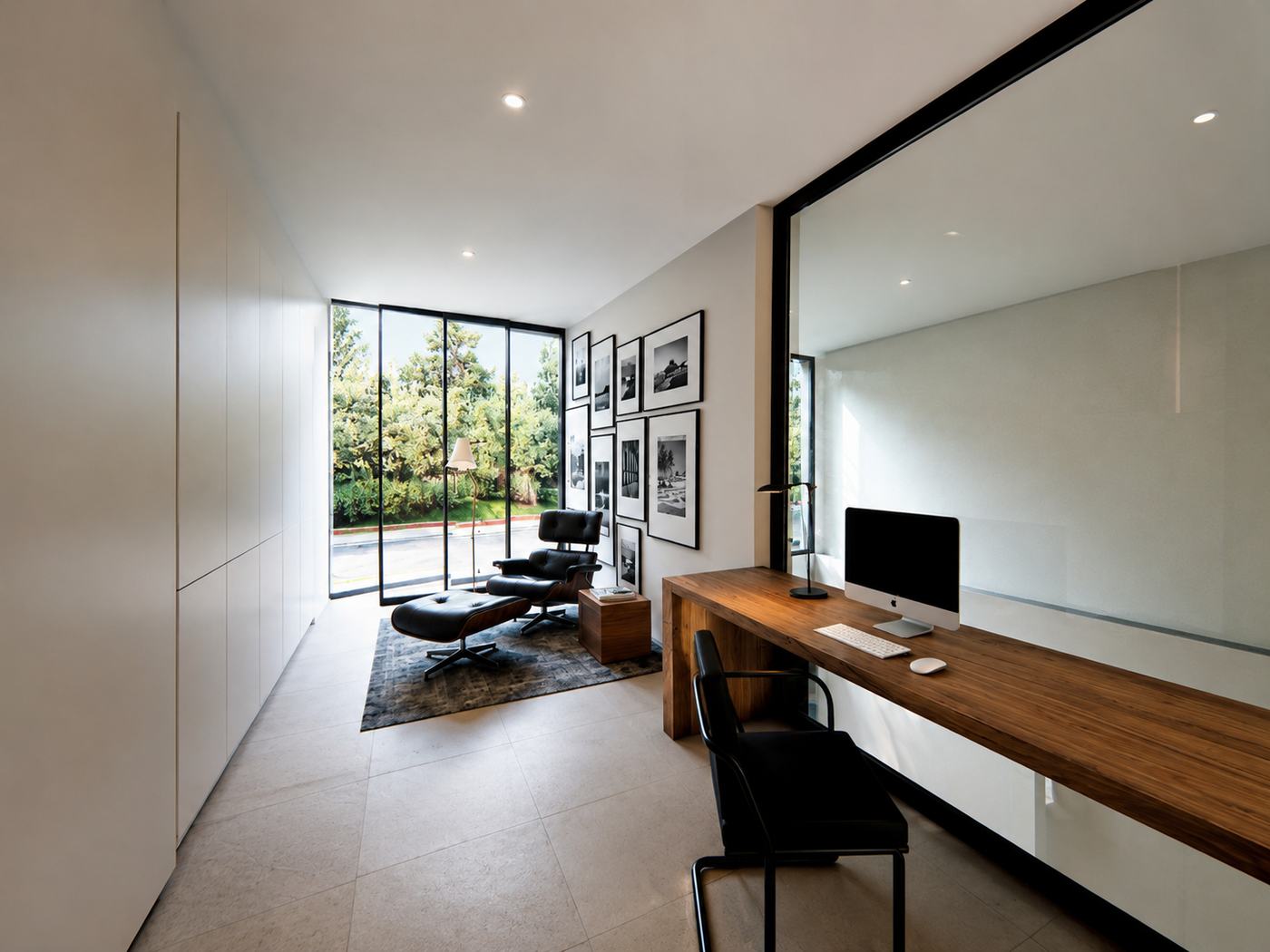Casa X — Despacho jardín