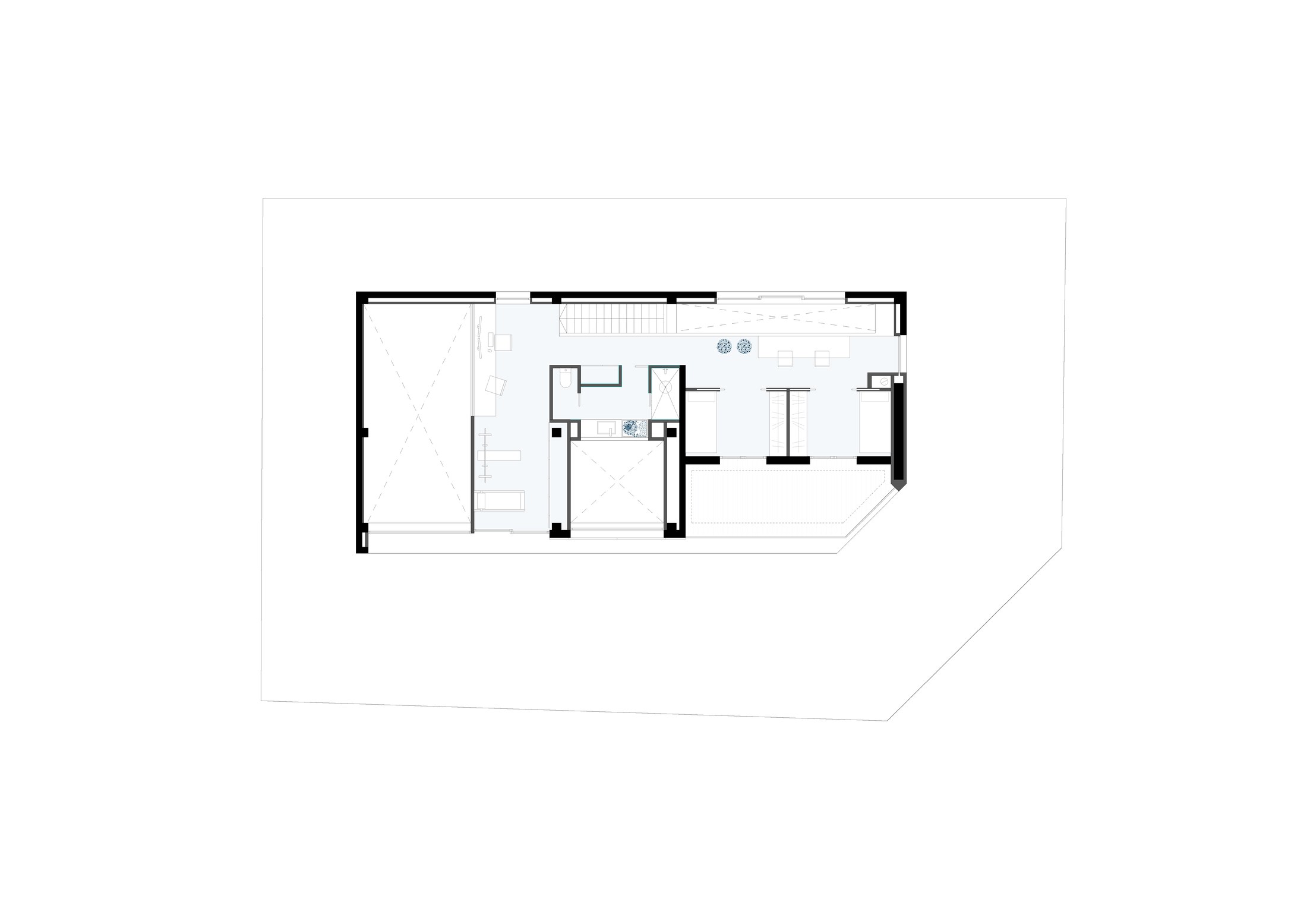 Casa X — Planta vivienda