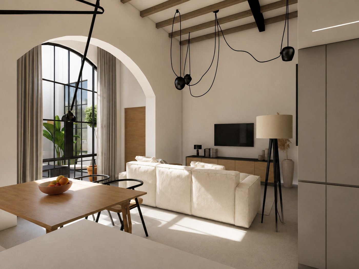 CU Purissima Sang — Salón arco comedor