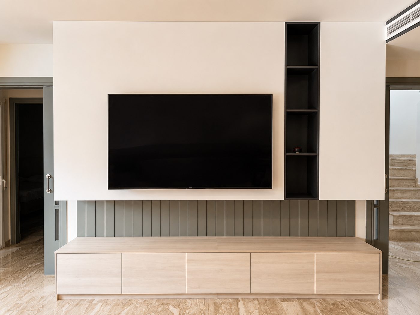 Reforma Casa Tramunta — Salón televisión