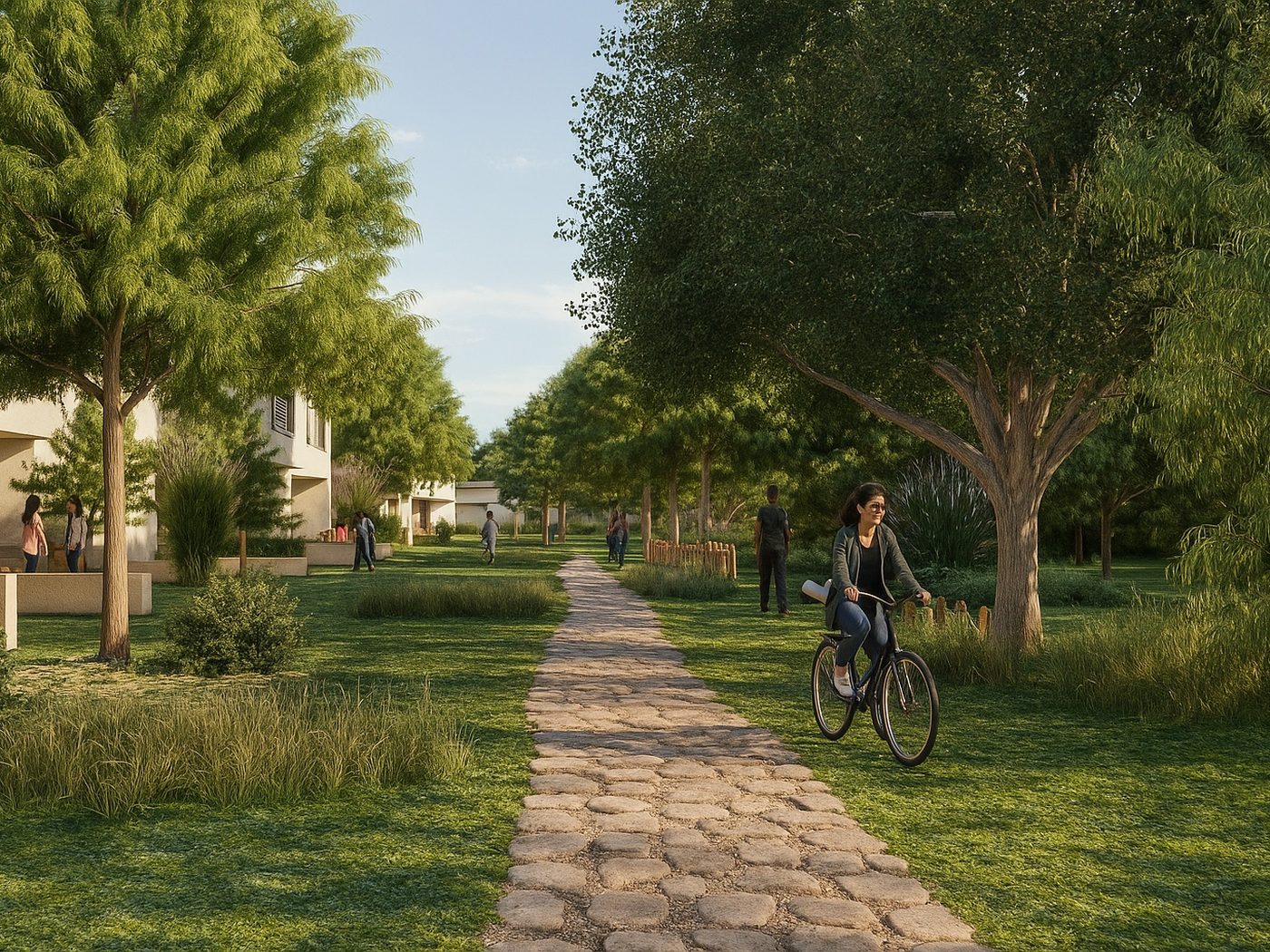 Urbanismo El Catllar — Camino peatonal y carril bici