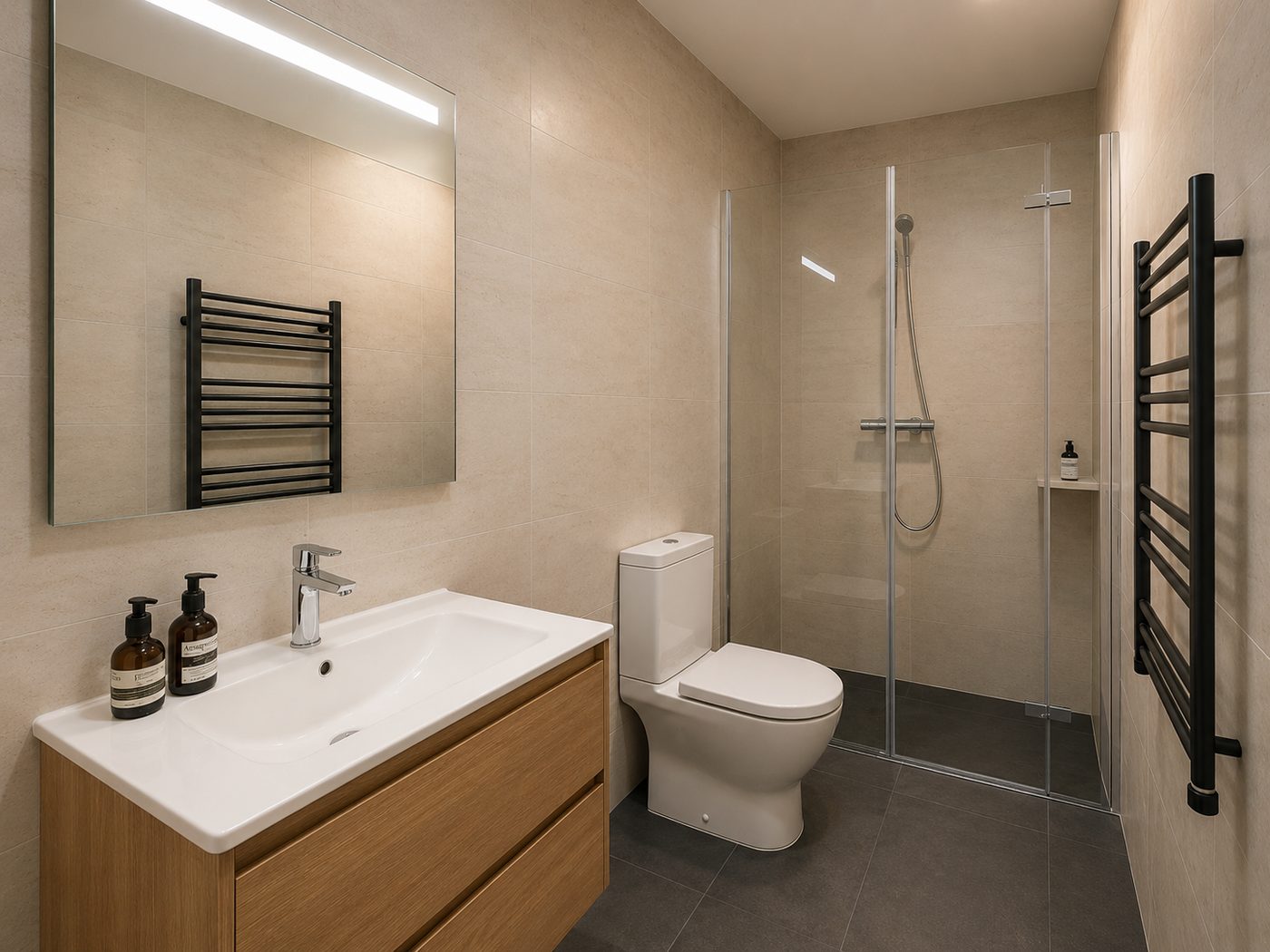 Viviendas Pallaresos — Baño lavabo