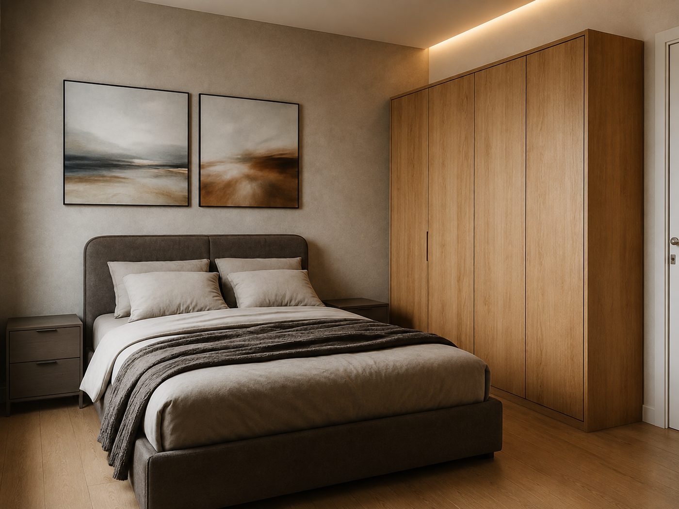 Viviendas Pallaresos — Dormitorio armario
