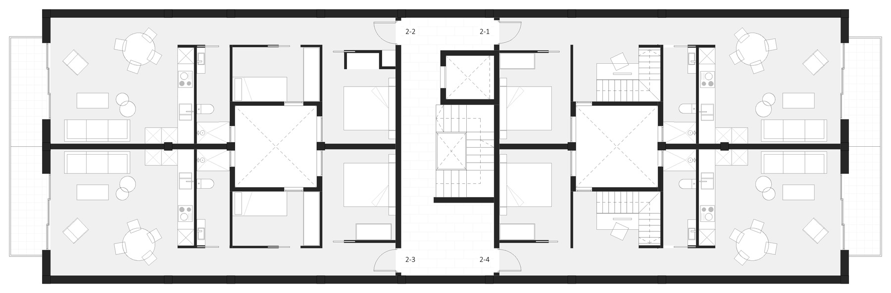 Viviendas Pallaresos — Planta 2